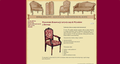 Desktop Screenshot of meblestylowe.interserw.pl