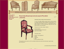 Tablet Screenshot of meblestylowe.interserw.pl