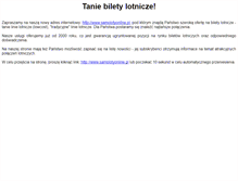 Tablet Screenshot of bilety.interserw.pl